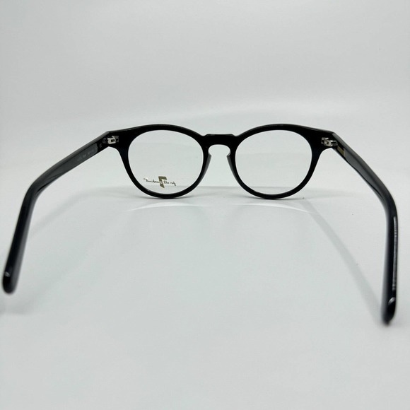 7 For All Mankind Model 7906 50-19-140 Eyeglasses Frame Black Round H9703 - Picture 3 of 8
